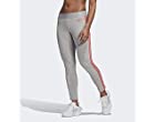 adidas Women&#39;s Essentials 3-stripes Tight, Medium Grey Heather/Prism Pink, X-Large